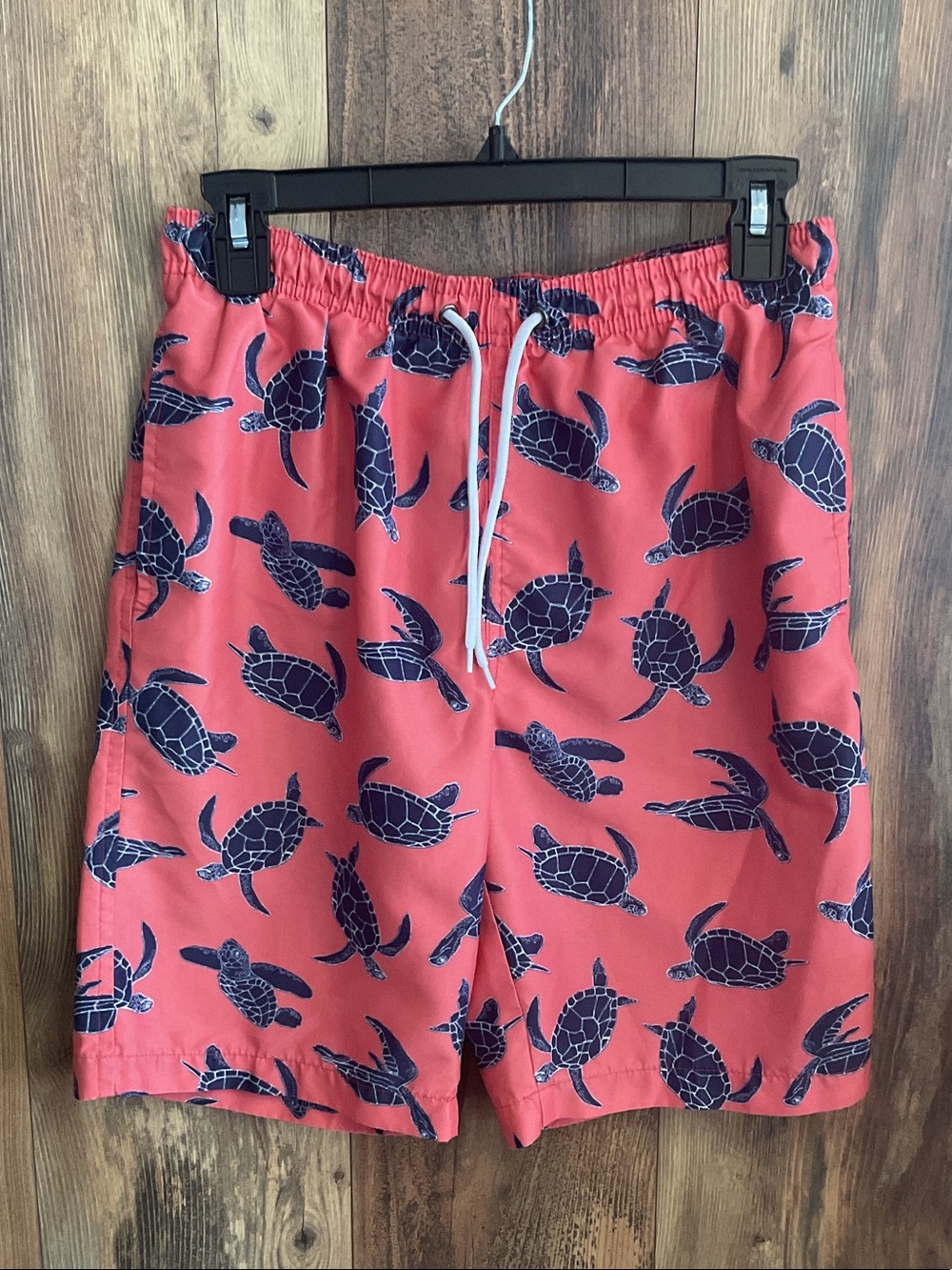 Forever 21 Coral Sea Turtle Swim Shorts S          BB011